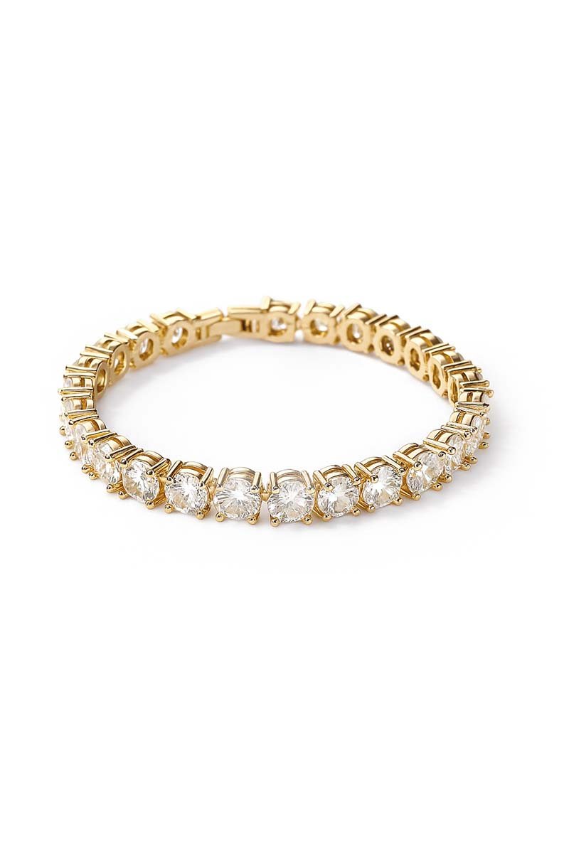 Riviera Royale Tennis Bracelet - Timeless Elegance 18k Gold Plated - St geran