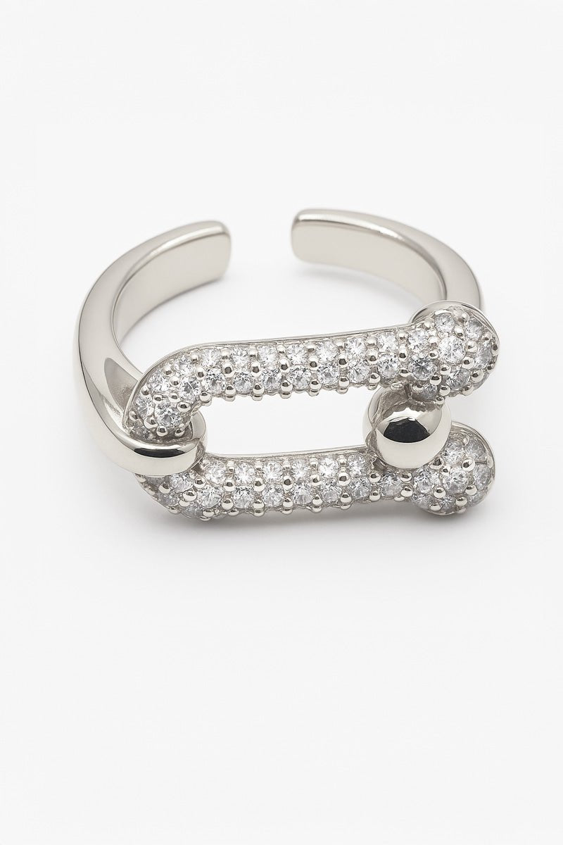 Signature Clasp Silver Ring - St geran