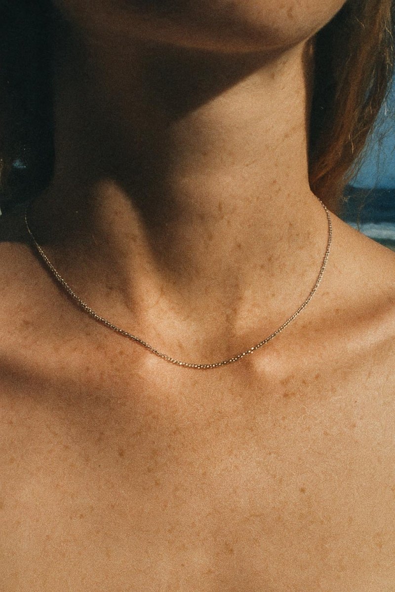 Silver Cable Chain Necklace with extender - St geran
