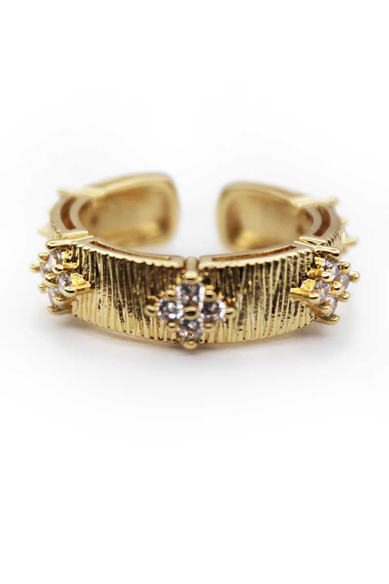 Skyline Cuff Ring - 18k Gold Plated - St geran