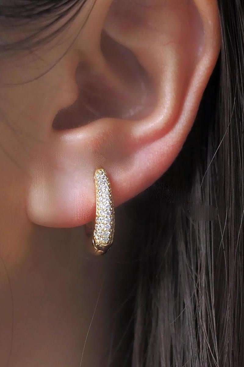 Sophia DomeTeardrop Gleam Gold Earrings - St geran